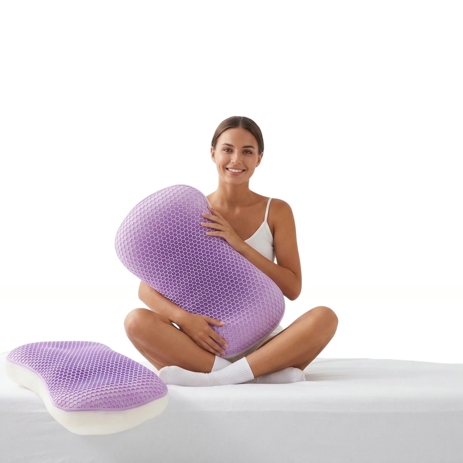 Sur le lit, en duo